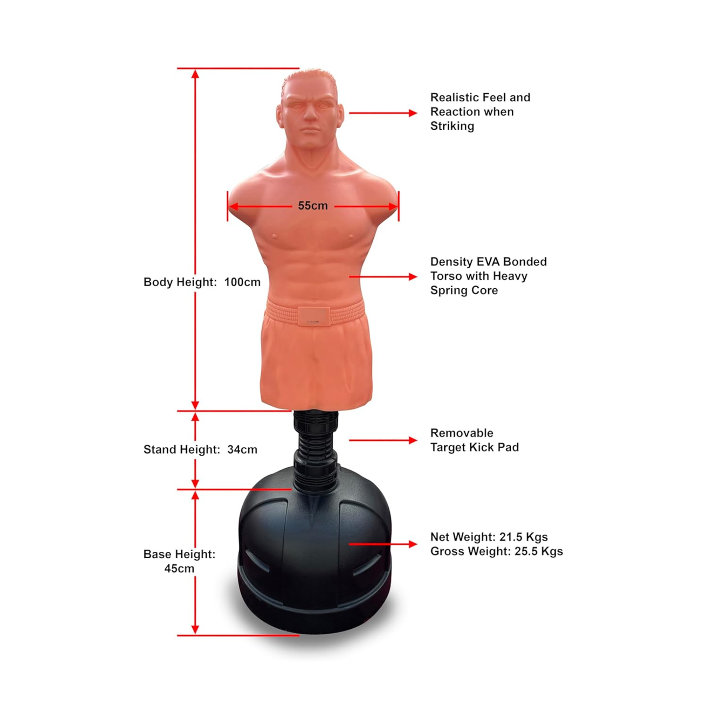 Morgan XL Bob Freestanding Punching Bag
