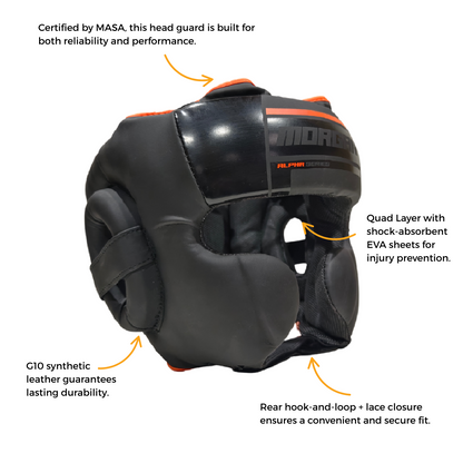 Morgan Alpha Series Combat Head Guard
