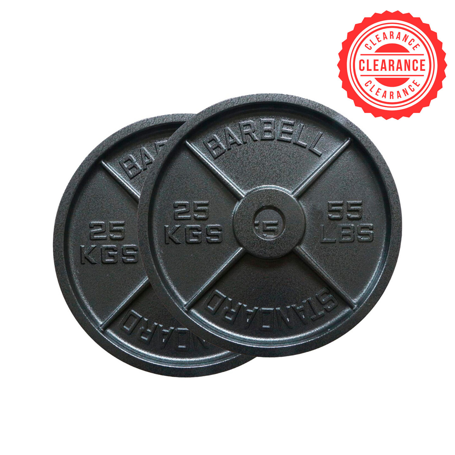 Muscle Motion Iron Olympic Size Weight Plates- Showroom Clearance