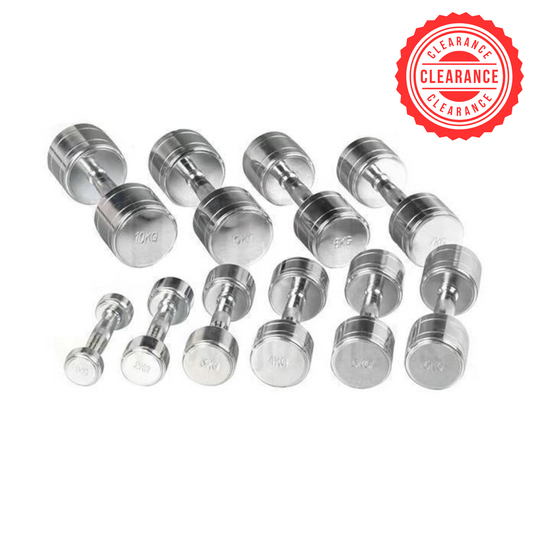 Muscle Motion Chrome Dumbbells - Showroom Clearance