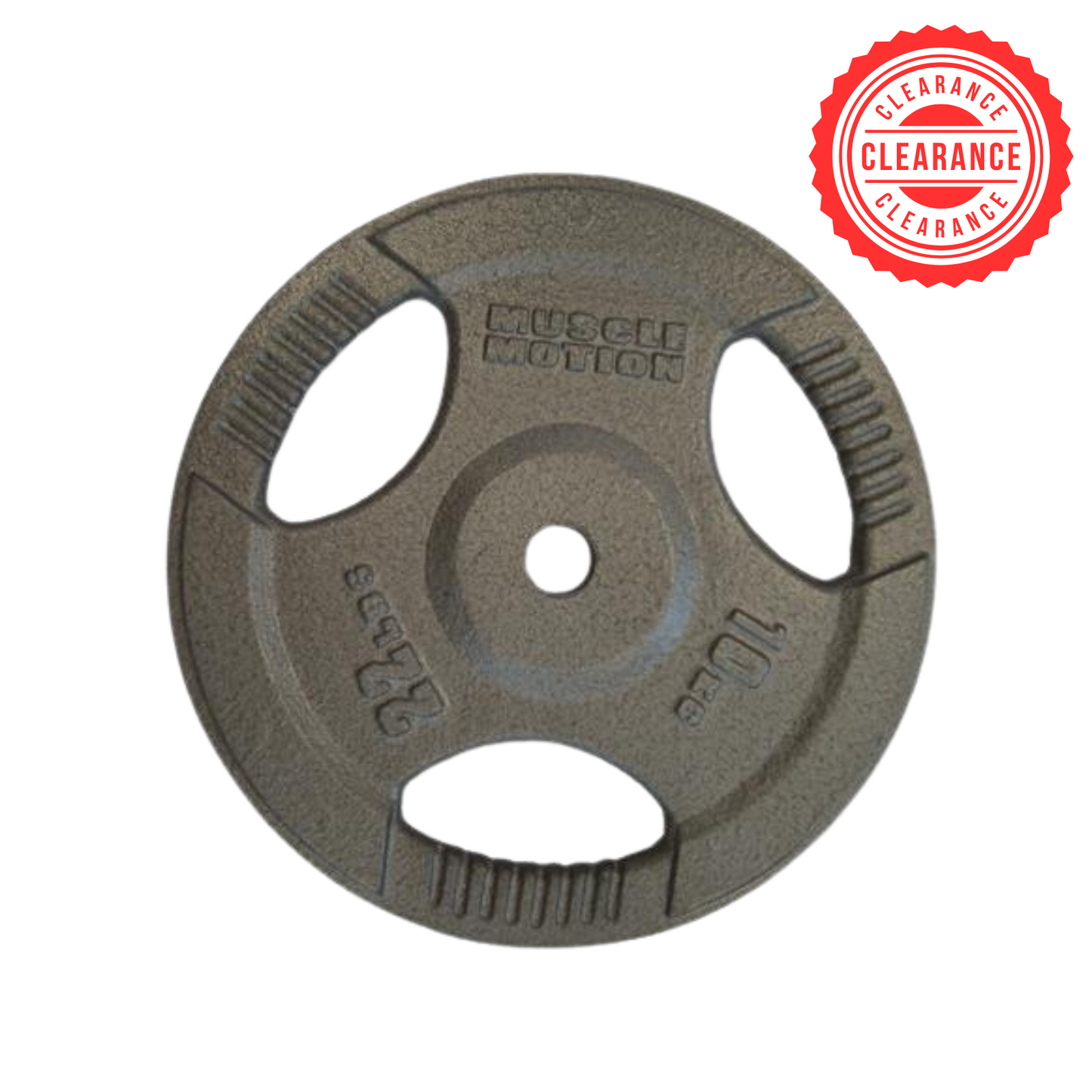 Muscle Motion Iron Standard Size Weight Plates - Showroom Clearance