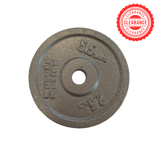Muscle Motion Iron Standard Size Weight Plates - Showroom Clearance