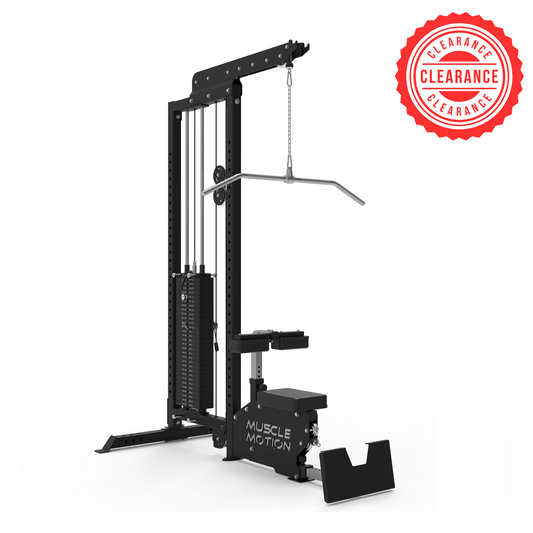 Muscle Motion LPLR1001 Commercial Lat Pulldown Low Row Machine - Showroom Clearance