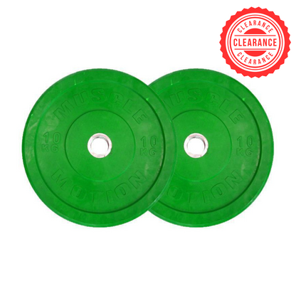 Muscle Motion Pro Club Colour Bumper Plates - Showroom Clearance