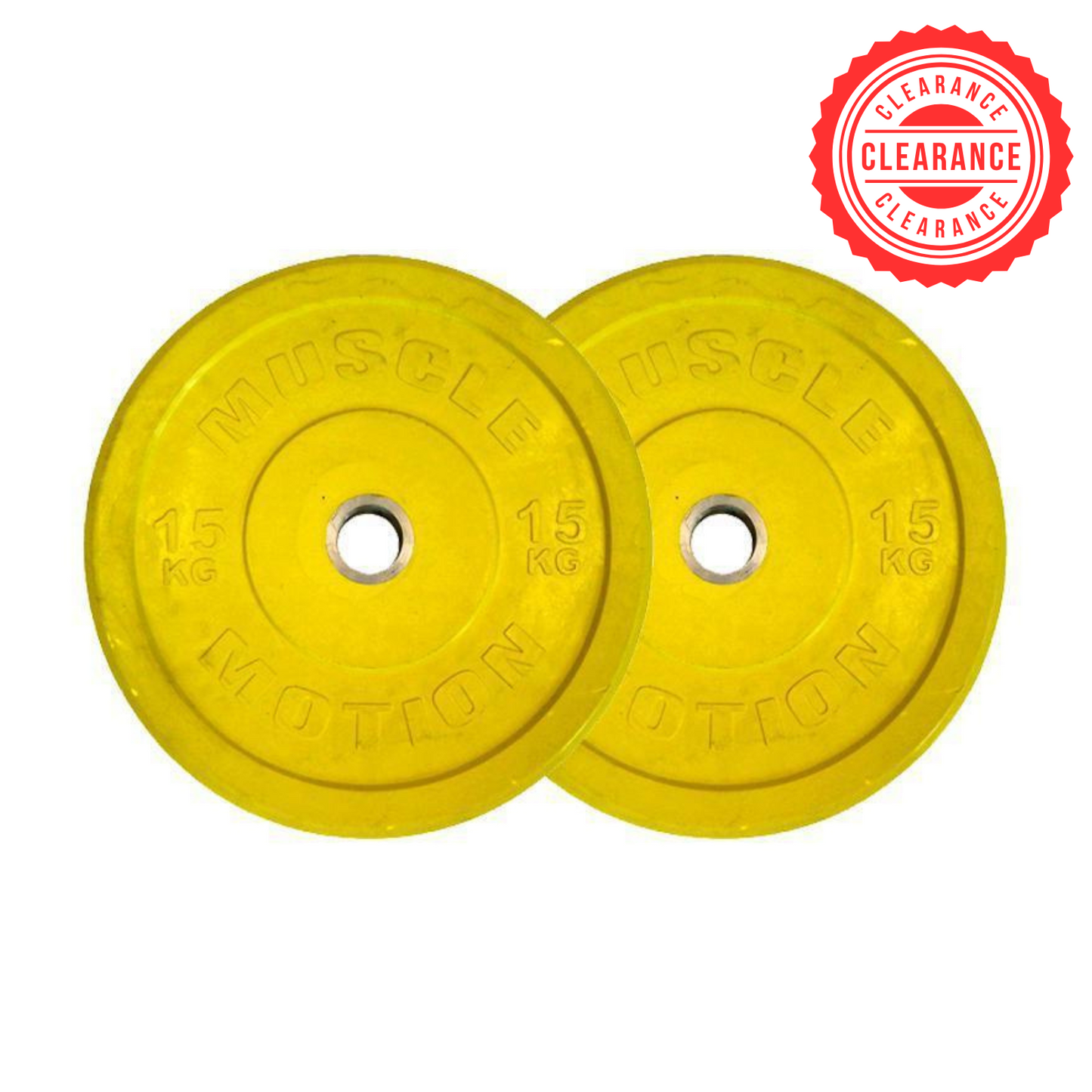 Muscle Motion Pro Club Colour Bumper Plates - Showroom Clearance
