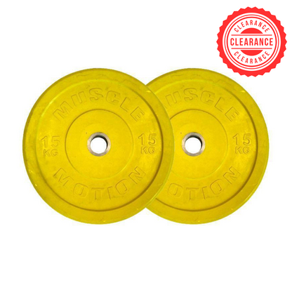 Muscle Motion Pro Club Colour Bumper Plates - Showroom Clearance