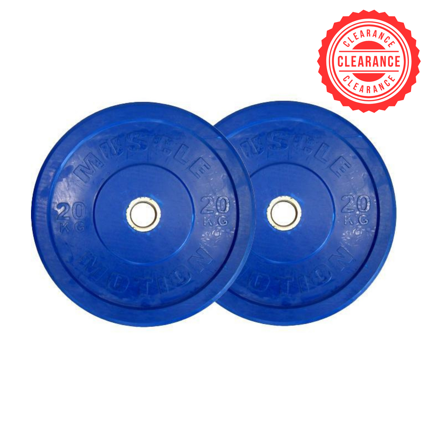 Muscle Motion Pro Club Colour Bumper Plates - Showroom Clearance