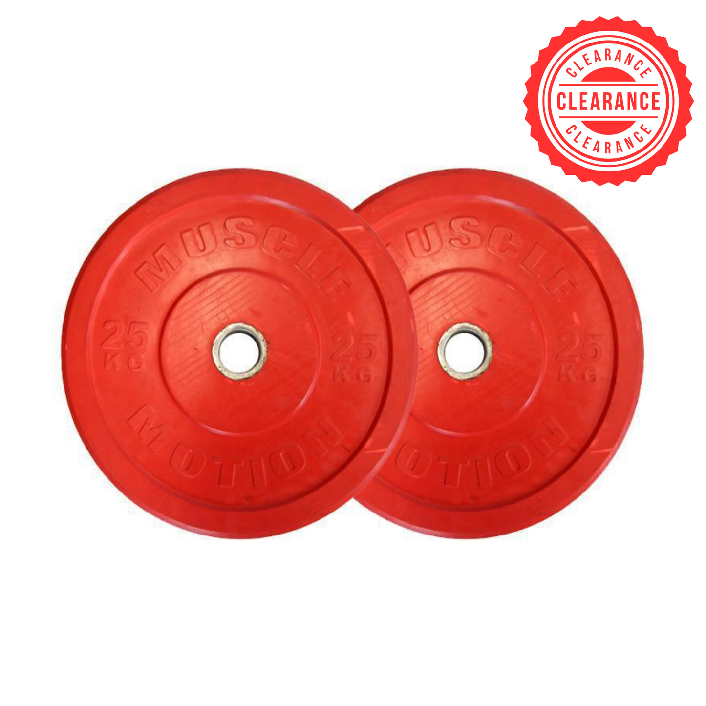 Muscle Motion Pro Club Colour Bumper Plates - Showroom Clearance