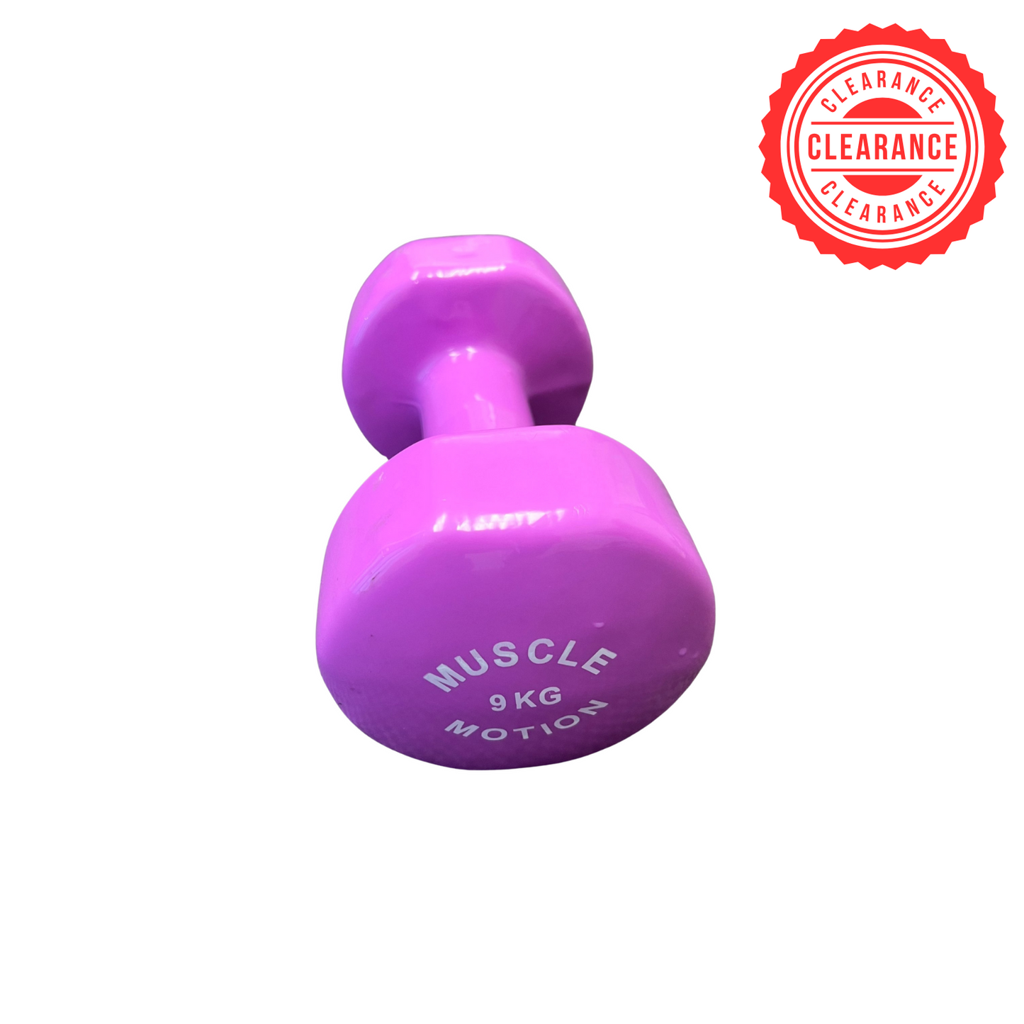 Muscle Motion Vinyl Round Dumbbells - Showroom Clearance
