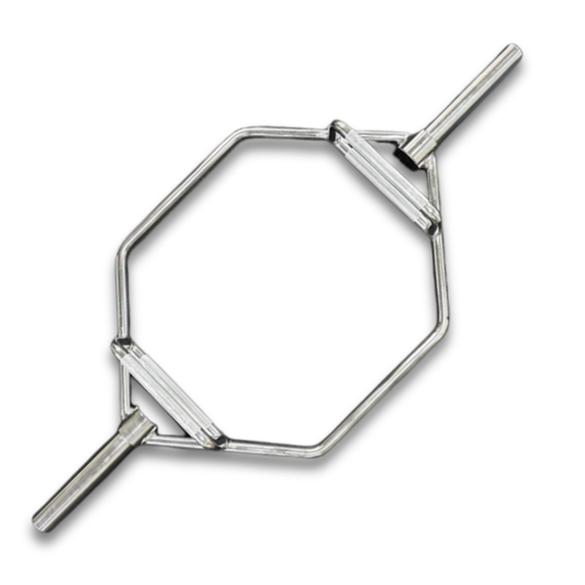 Muscle Motion Olympic Hex Shrug Deadlift Trap Barbell 4.5ft