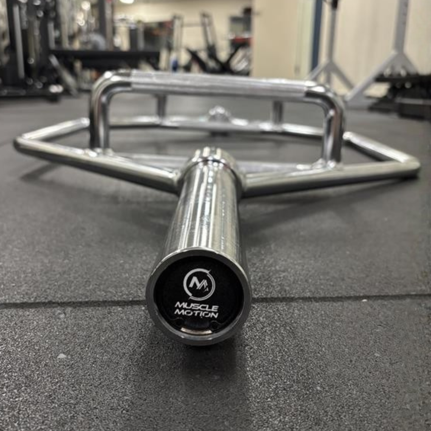 Muscle Motion Olympic Hex Shrug Deadlift Trap Barbell 4.5ft