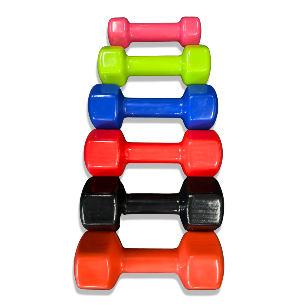 -Vinyl Dumbbells-Gym Direct