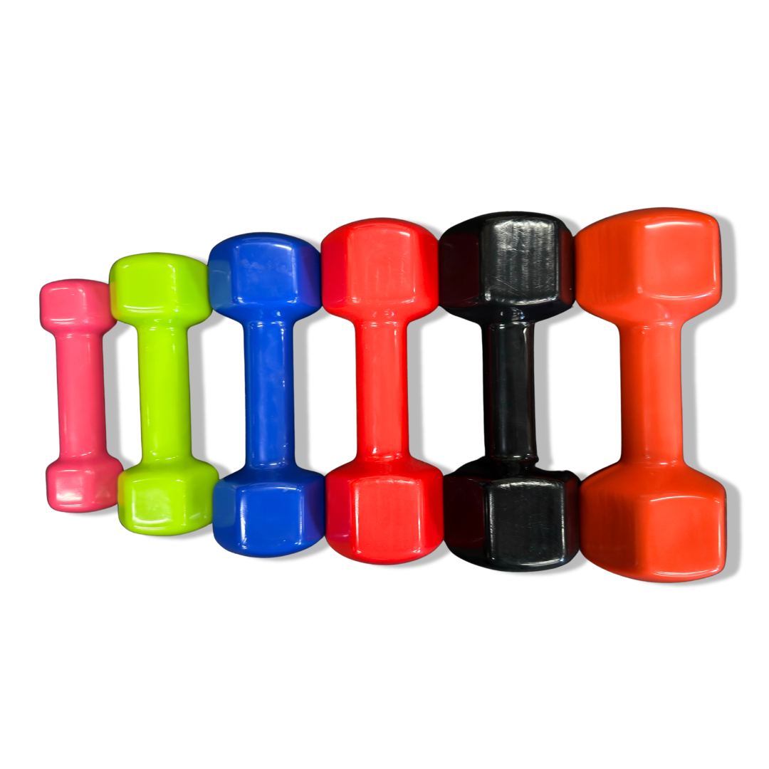 -Vinyl Dumbbells-Gym Direct