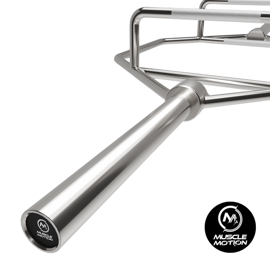 Muscle Motion Olympic Hex Shrug Deadlift Trap Bar 6ft