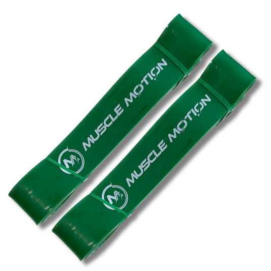 Muscle Motion Pair of 44mm Strength Bands - Green