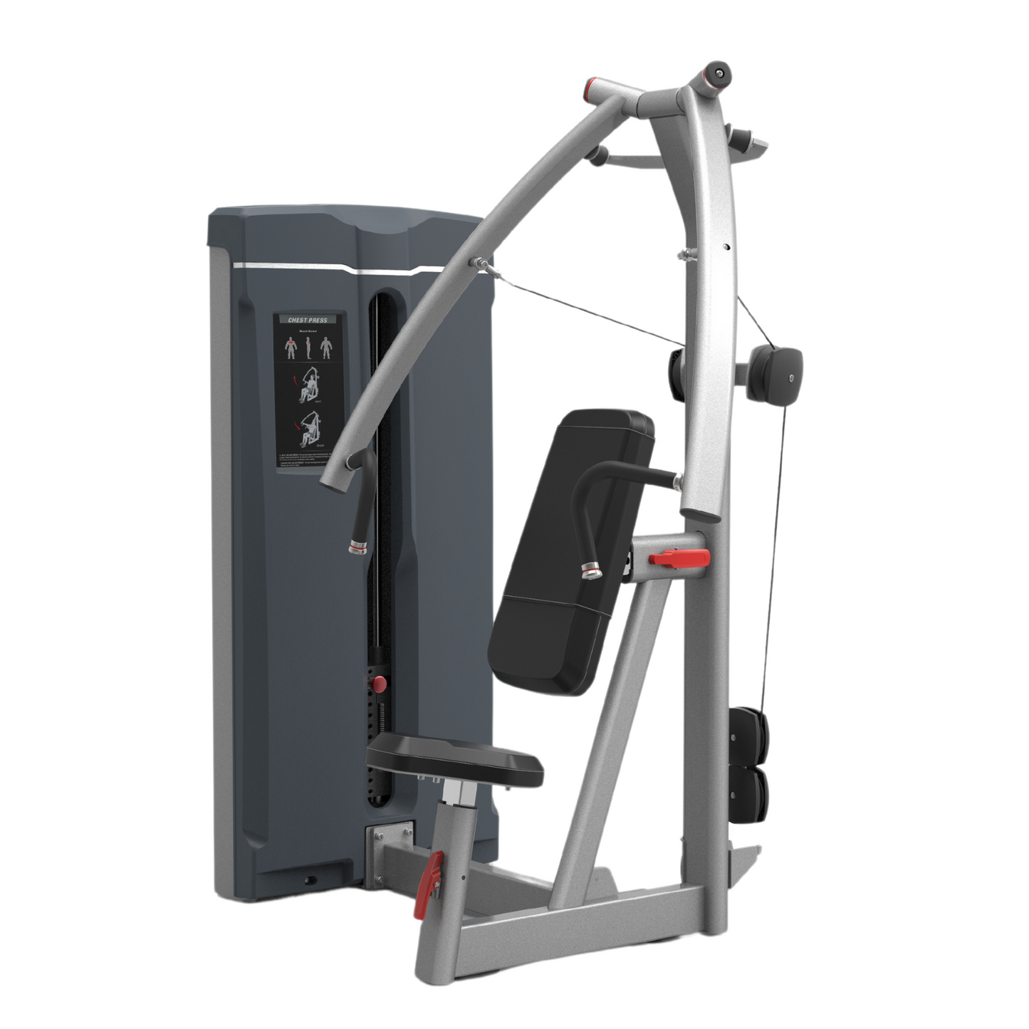 RMC Chest Press - Pin Loaded - VOLTZ 7 Series – Gym Direct