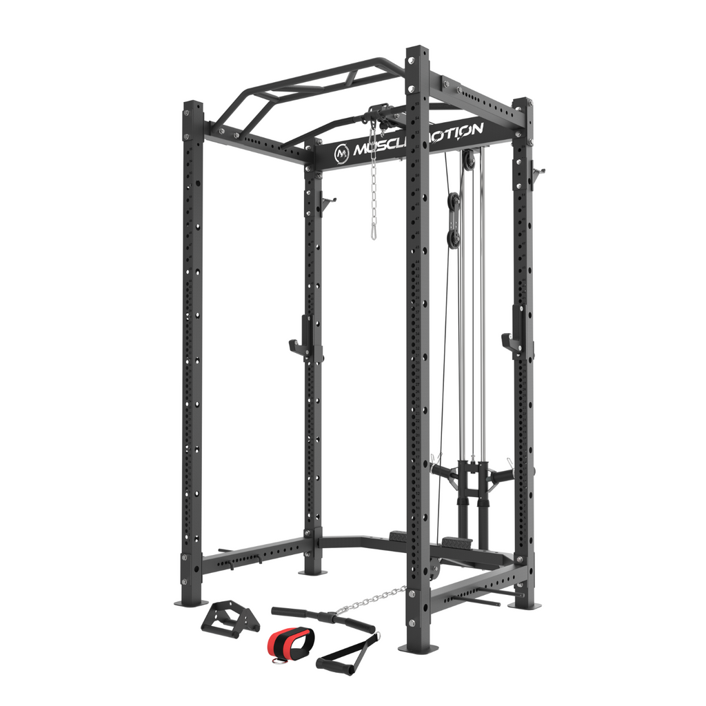 Muscle Motion PR1012 Power Rack inc High Low Pulley at GD