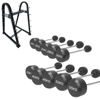 -Fixed Barbell/Curl Bar Sets-Gym Direct