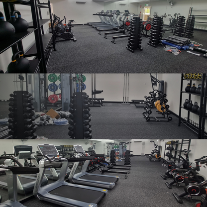 EPDM Rubber Flooring - Black 15mm