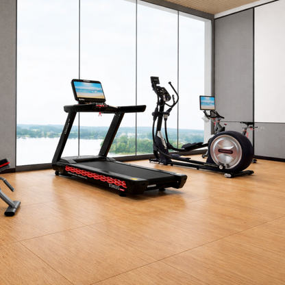Muscle Motion Gym Floor Tiles - Wood - Gapless