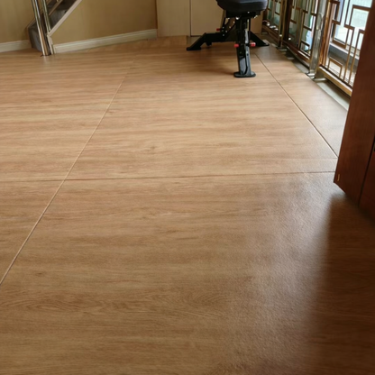 Muscle Motion Gym Floor Tiles - Wood - Gapless
