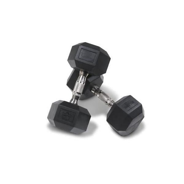 -Rubber Hex Dumbbell Package-Gym Direct