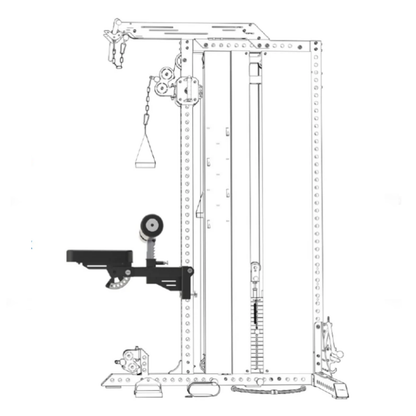 RMC GRAVIX Series Multi-function Lat Seat Attachment