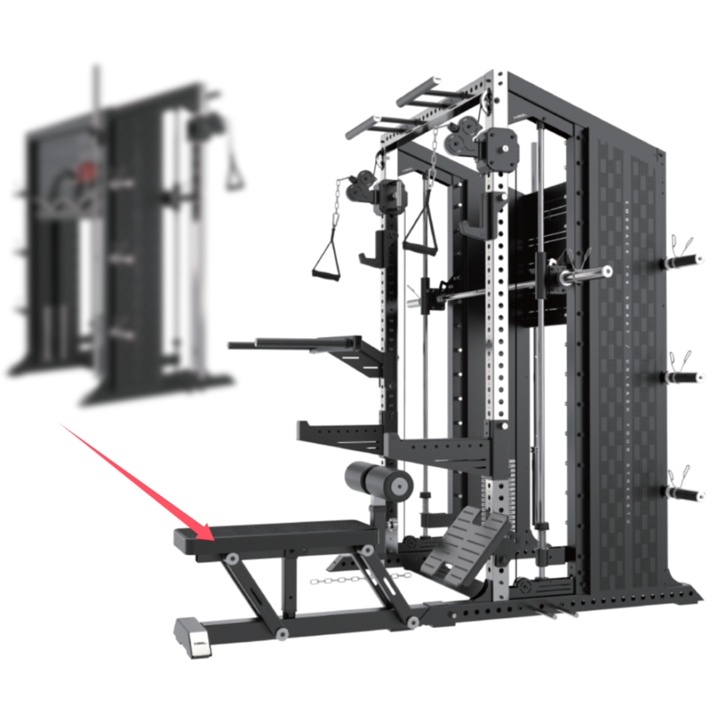 -Commercial Multi-Functional Trainers Attachments-Gym Direct