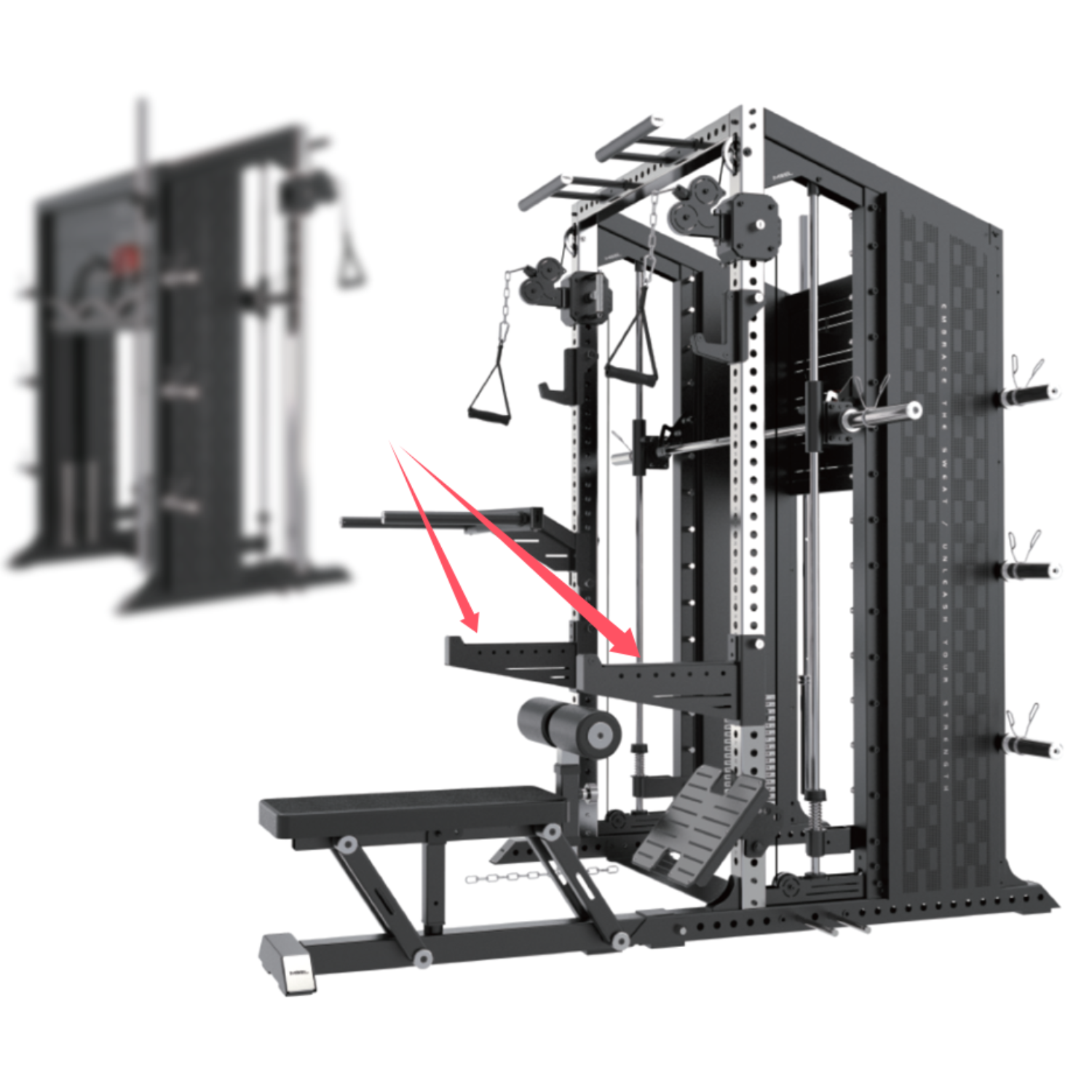 -Commercial Multi-Functional Trainers Attachments-Gym Direct