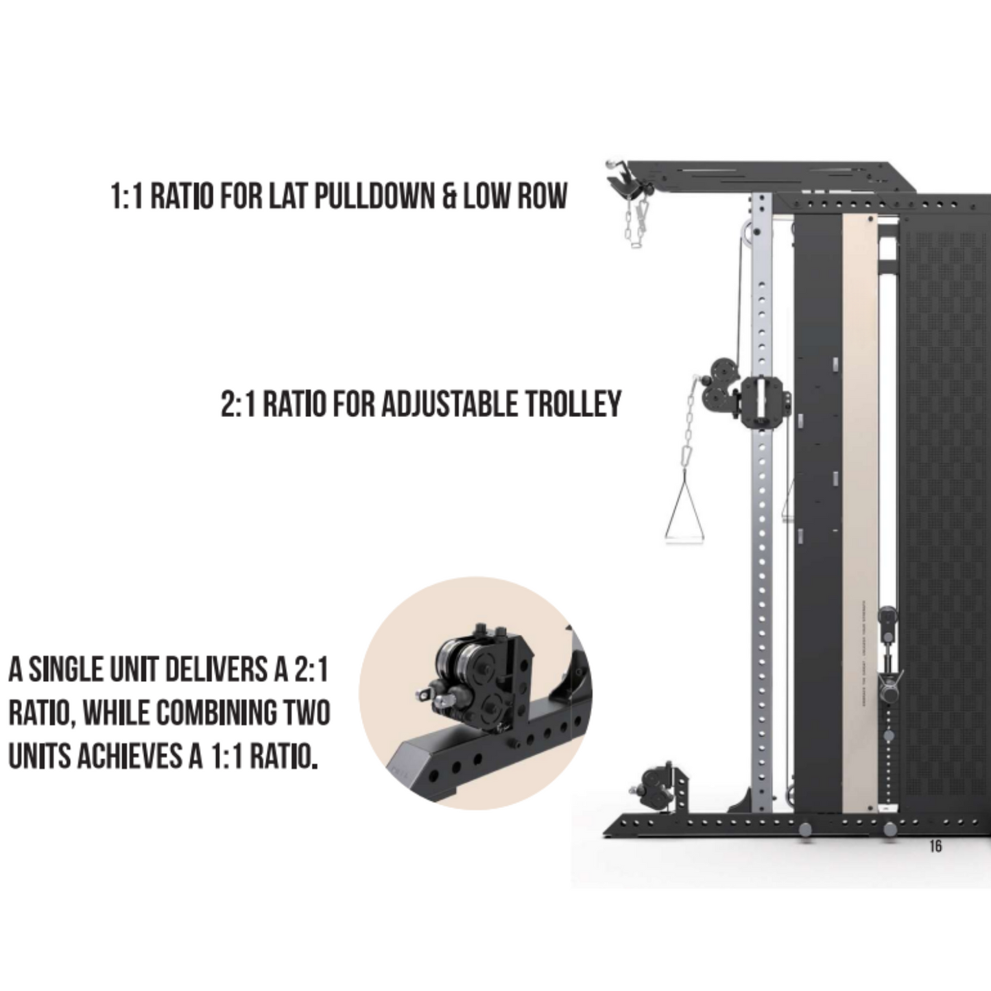 -Commercial Cable Machine-Gym Direct