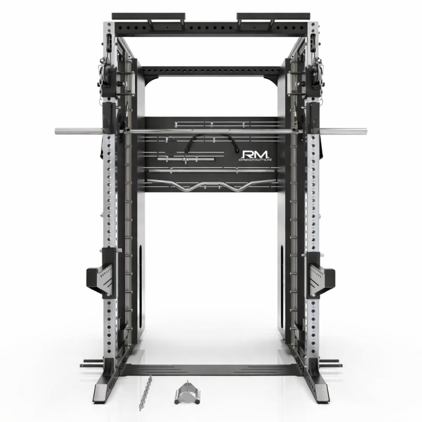 RMC Gravix RM9 Commercial Smith Machine Power Rack Functional Trainer (All-in-One)
