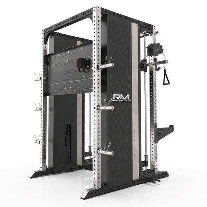 RMC Gravix RM9 Commercial Smith Machine Power Rack Functional Trainer (All-in-One)