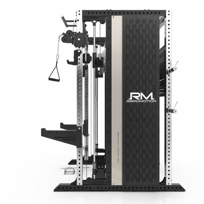 RMC Gravix RM9 Commercial Smith Machine Power Rack Functional Trainer (All-in-One)