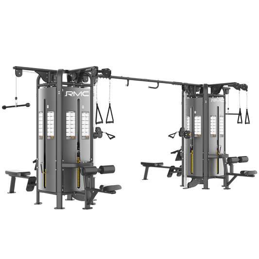 RMC Commercial 8 Station Jungle Gym - Pin Loaded - BLITZ Series - 8x150kg Weight Stack