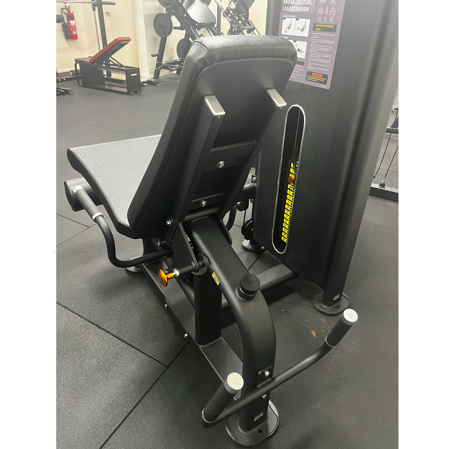 -Commercial Leg Curl Leg Extension-Gym Direct