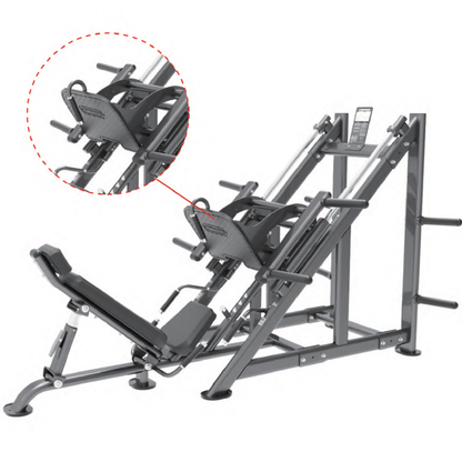 RMC Commercial 45° Leg Press - Plate Loaded - BLITZ Series