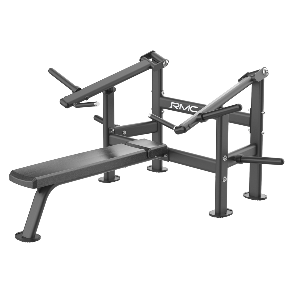 RMC Commercial Supine Bench Press - Plate Loaded - BLITZ Series – Gym ...