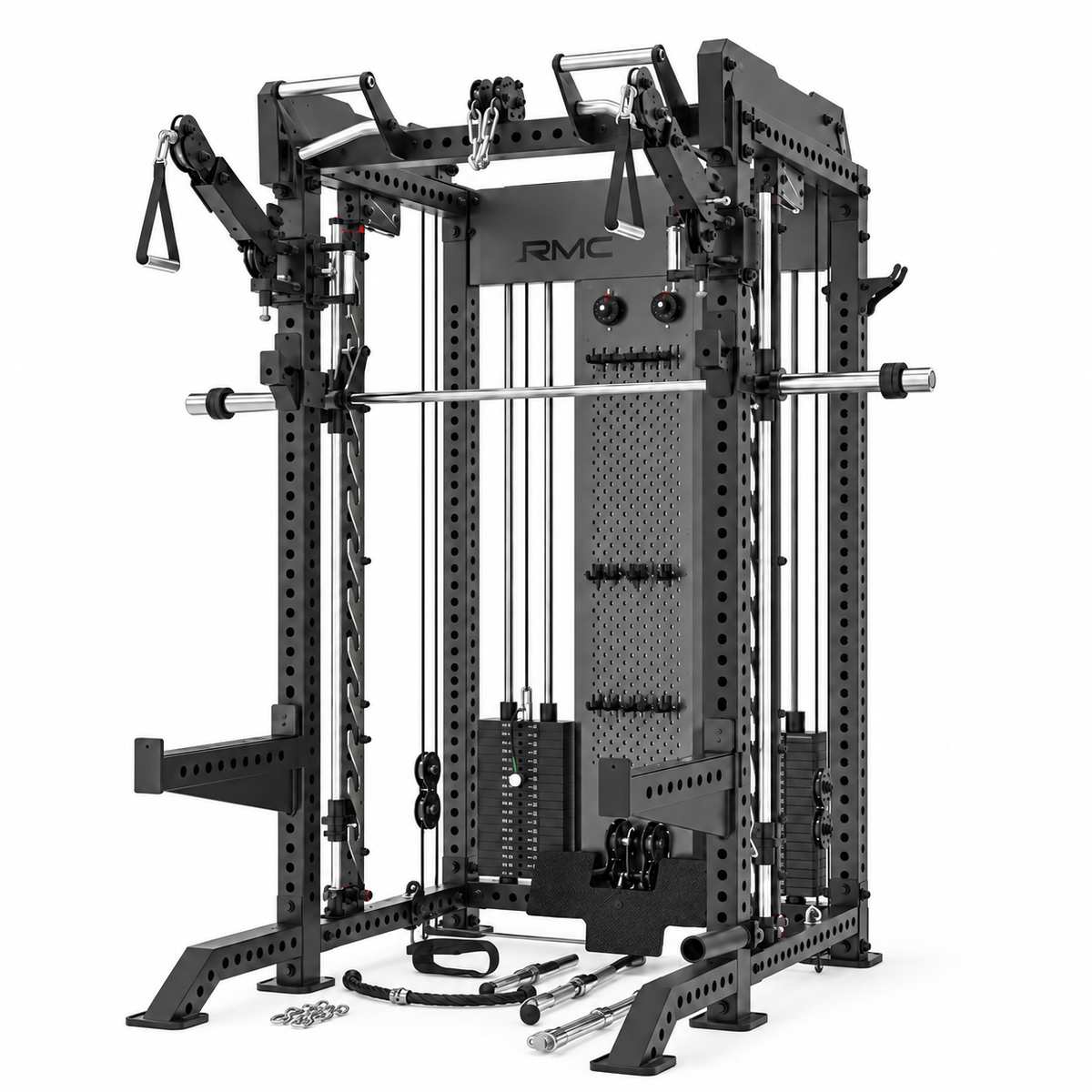 RMC R Series RMC-R7P All-in-One Smith Machine, Functional Trainer & Power Rack