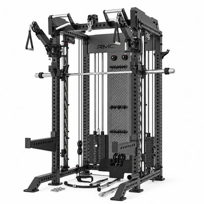 RMC R Series RMC-R7P All-in-One Smith Machine, Functional Trainer & Power Rack