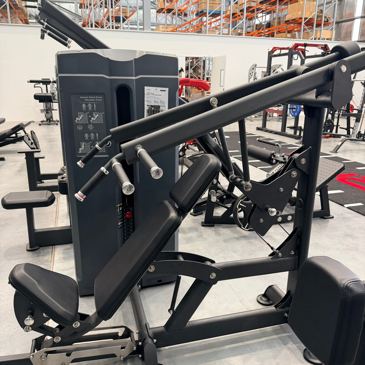 RMC Dual Function Chest Shoulder Press- Pin Loaded - VOLTZ Series