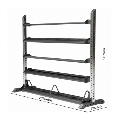 RMC Gravix Series Extended Full-Height Storage Rack