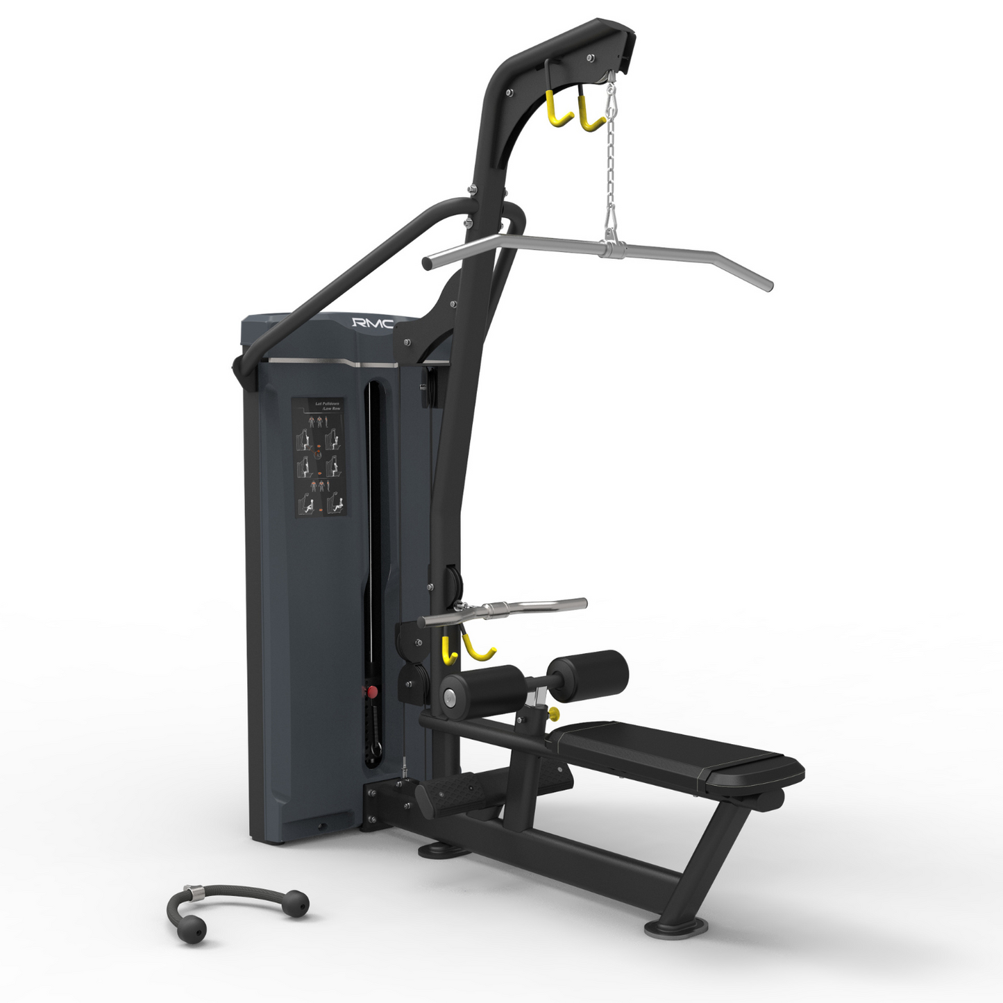 RMC Dual Function Lat Pulldown Seated Row - Pin Loaded - VOLTZ Series