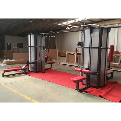 CHEAP COMMERCIAL 8 STATION Multi-Jungles GYM-Commercial Multi Station Machine-Gym Direct