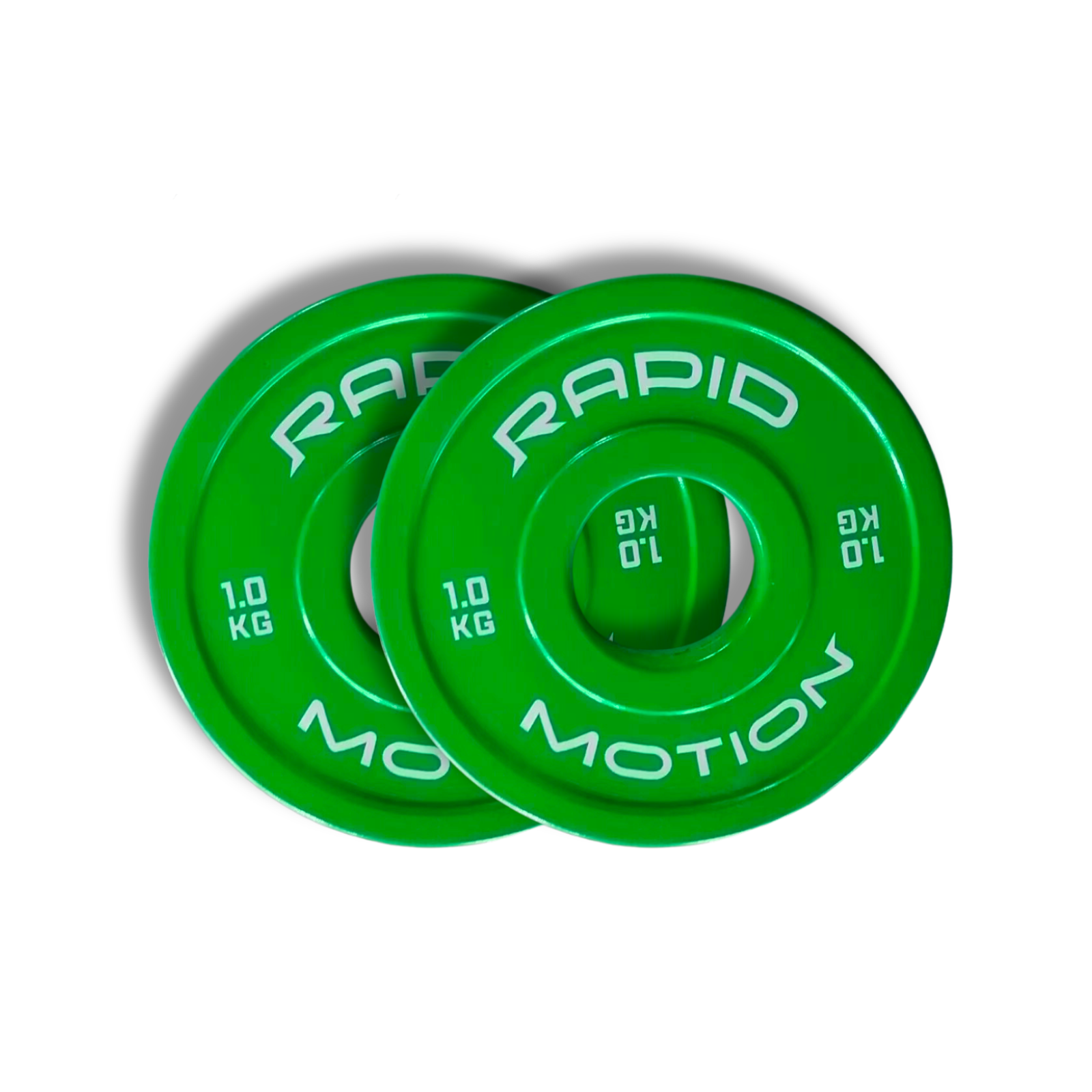 Rapid Motion Rubber Olympic Precision Fractional Change Plates - Available in Pair of 0.5kg, 1kg, 1.5kg, 2kg and 2.5kg-Gym Direct