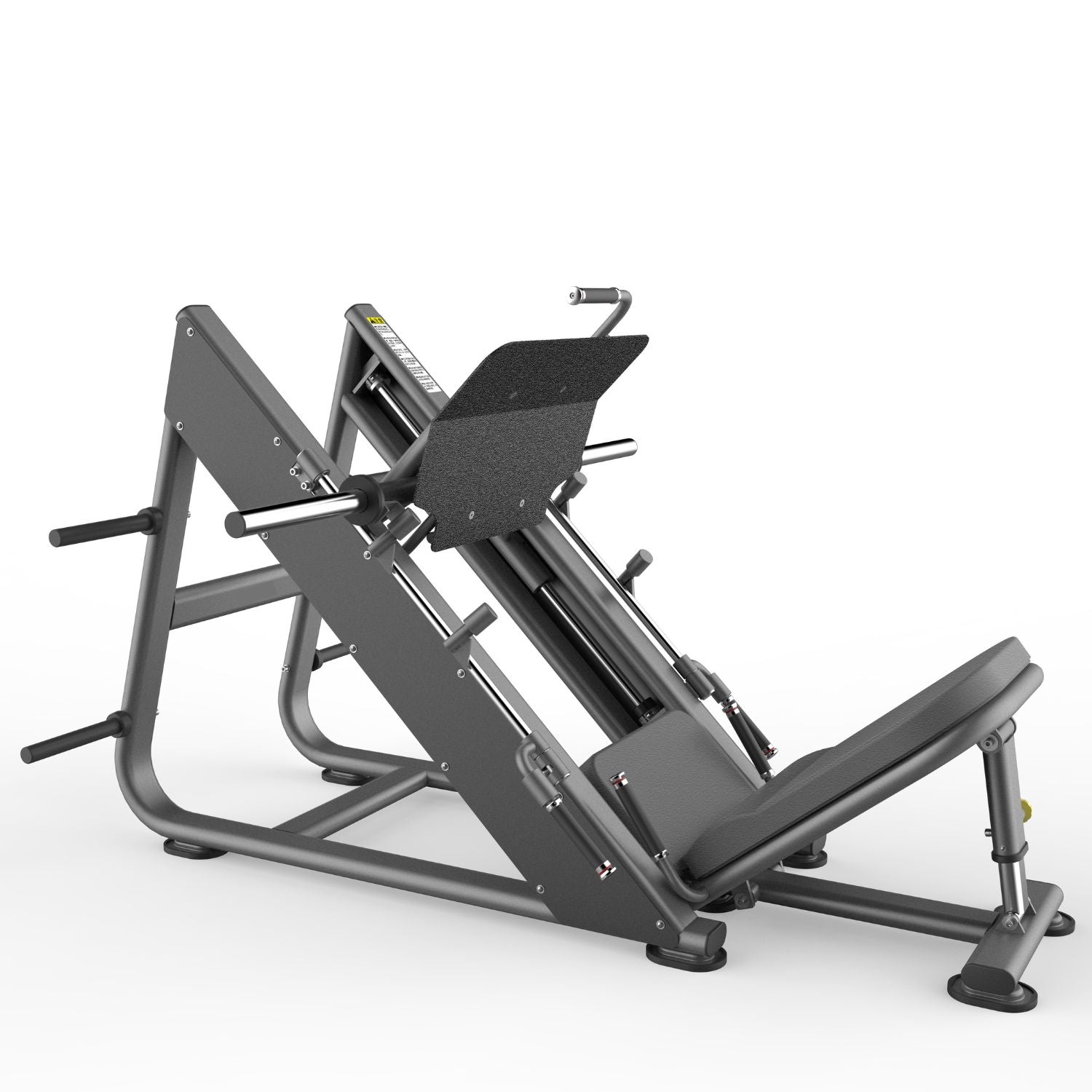 Rapid Motion Commercial 45 Degree Leg Press (300kg Capacity) Black Frame Black Upholstery In Stock-Gym Direct