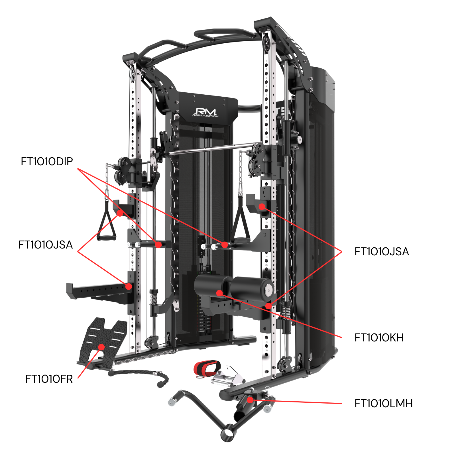 Cable Machines, Functional Trainers & Crossovers – Gym Direct