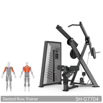 Shua G77 Serie Commercial ISO Lateral Front Lat Pulldown Pin Loaded and Plate Loaded Combined Machine