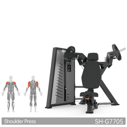 Shua G77 Serie Commercial Shoulder Pressl Pin Loaded and Plate Loaded Combined Machine