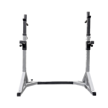Muscle Motion Adjustable Barbell Squat Stands with Dip Handles SST2 (Rating Certified)-Gym Direct