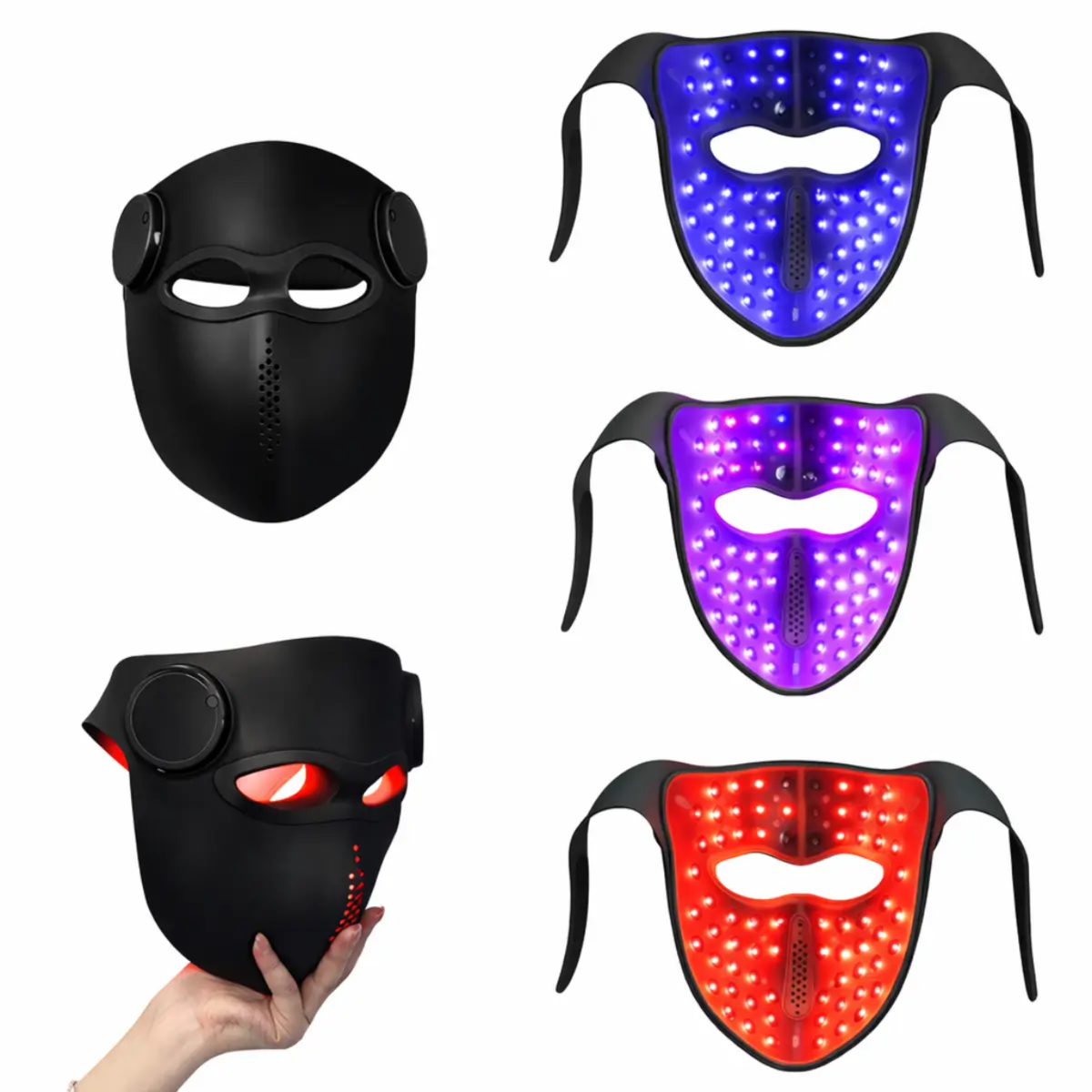 Core Red Light Therapy Panel with Floor Stand & LED Face Mask Bundle
